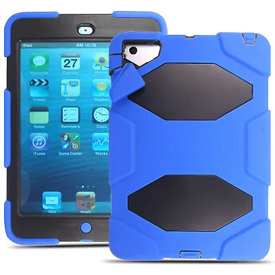 Case For IPad 2 3 4 Air Pro 10.5 Hybrid Shockproof KickStand Builder Hard Cover • £8.99