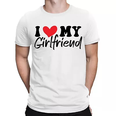 I Love My Girlfriend Worlds Best Soulmates Forever Mens T-Shirts Tee Love Top#E8 • £3.99