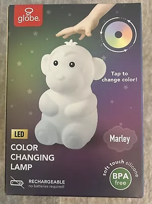 Globe LED Color Changing Lamp- Marley The Monkey-5 Colors-Rechargeable-Silicone • $22