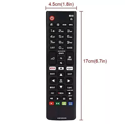 Akb75095308 Lg Tv Replacement Remote Control For Smart Tv Led 3d Netflix Button • £4.48