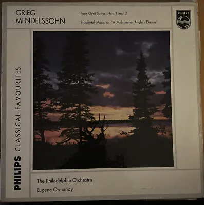 £3.50 • Buy Greig Mendelssohn - Peer Gunter Suites 1 & 2 - A Midsommer Nights Dream Music
