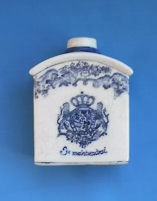 Vintage Delft Holland Vase Bottle/Cruet 'Je Maintiendrai' Lions Netherland • $22