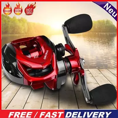 Baitcasting Reel 7:2:1 Gear Ratio Fishing Reel Baitcaster Reel For Fishing Lover • $35.74