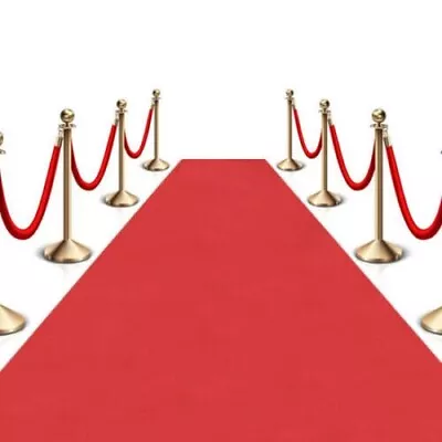 15ft Graduation Ceremony Fake Pretend Red Carpet Party Prom Photo Accessory • £11.99