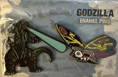 Godzilla Mothra  Pins New On Card • $21.99