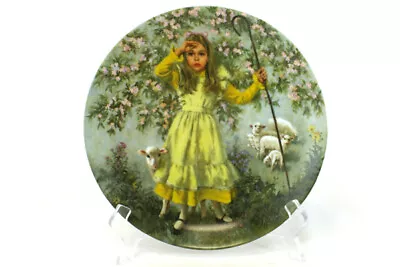 Vintage Mother Goose Collector Plate Little Bo Peep Nursery Rhyme Reco Plate • $15.39