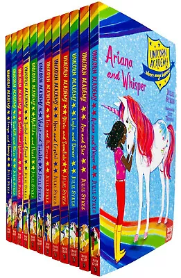 Unicorn Academy Where Magic Happens 12 Books - Julie Sykes -Ages -7-9- Paperback • $38.98