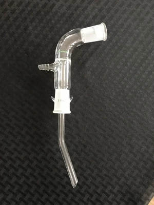 $49.99 • Buy CHEMGLASS 24/40 Glass 105º Vacuum Take-Off Adapter For Distillation Receiver 