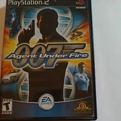 James Bond 007 In Agent Under Fire (Sony PlayStation 2 2002) With Manual Preown • $7