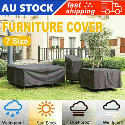 $17.99 • Buy Waterproof Outdoor Furniture Cover Garden Patio Rain UV Table Protector Sofa AU