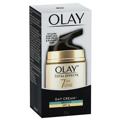 Olay Total Effects 7 In One Day Cream Gentle SPF 15 50g Vitamin Enriched Radiant • $23.97