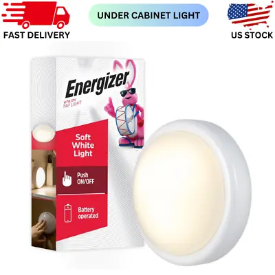 1 Pack Portable Wireless Tap Light Battery Operated Push On/Off Soft White • $11.99