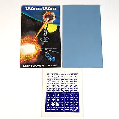 1977 WarpWar Metagaming Microgame 4 NOS Unpunched Warp War RPG • $34.99