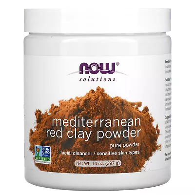 Now Foods Moroccan Red Clay Powder Facial Cleanser 14 Oz 397 G Not Tested On • $15.68