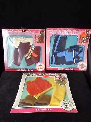 Vintage Fisher Price My Friend Doll Outfits NIP 1979-82 Lot Of 3 • $49