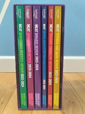 MCAT Complete 7-Book Subject Review 2024-2025 (Kaplan) + Bonus Quicksheets • $155