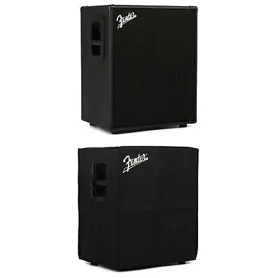 Fender Rumble 210 2x10  700-watt Bass Cabinet With Cover - Black Grille • $519.98