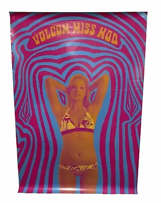 RARE Volcom Miss MOD 26x18 Poster Pyschedelic Vintage 1990's • $39.90
