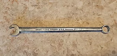 Vintage Armstrong Tools 1162-L - 1/2   Combination Wrench 12 Point ARMALOY USA • $15