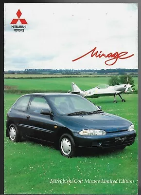 Mitsubishi Colt Mirage 1300 Limited Edition 1993 UK Market Sales Brochure  • $24.87