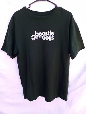 Beastie Boys Vintage  T Shirt 2004 Tour. Rap Hip Hop Rock Sz M Green  • $21.99