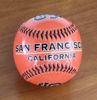 San Francisco Giants California Gloss Orange & Black Souvenir Baseball - Ball • $16.95