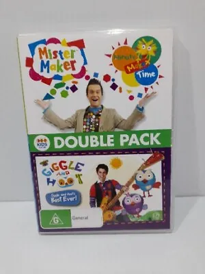 Mister Maker & Giggle And Hoot ABC KIDS Double Pack DVD **Excellent**  • $14.50