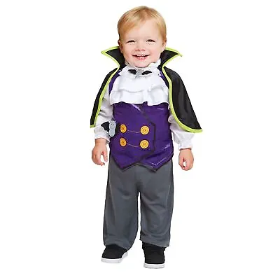 Kids Dracula Vampire Halloween Costume | Fun Spooky Fancy Dress For Boys • £11.95