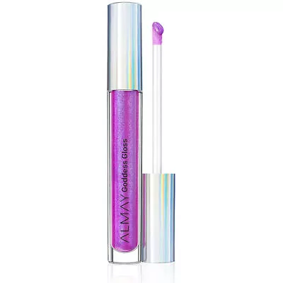 Almay Goddess Lipgloss Rainbow - Holographic Purple Glitter Shimmer Lips Colour • £5.19