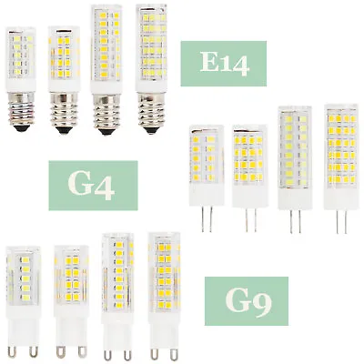 G4 G9 E14 LED Corn Bulb 220V Lamp 5W 6W 7W 9W 2835 SMD Lights Replace Halogen • $2.89