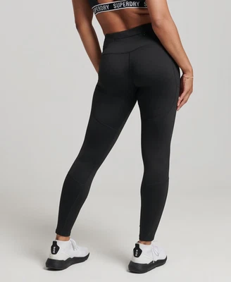 £15 • Buy Superdry Womens Run Full Length Thermal Tight Leggings