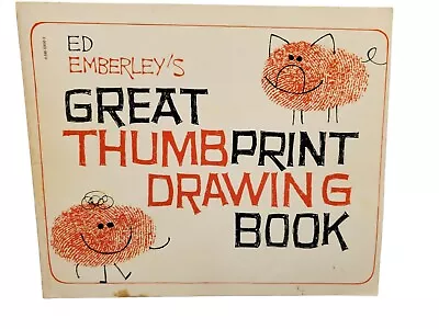 Ed Emberley's Great Thumbprint Drawing Book. 1977 Edition Paperback. • $7.99