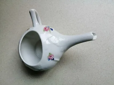 Vintage Child Invalid Feeding Cup Embossed Porcelain • £9.99