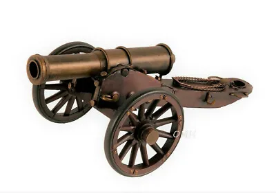 Civil War Artillery Cannon Metal Model 12  American Civil War Military Decor New • $51.51