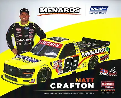 2024 Matt Crafton “ideal Garage Doors  #88 Nascar Craftsman Truck Postcard • $2.25