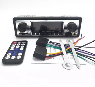  Car Bluetooth FM Radio MP3 Player USB Stereo Audio Receiver AUX Remote Control • $33.17