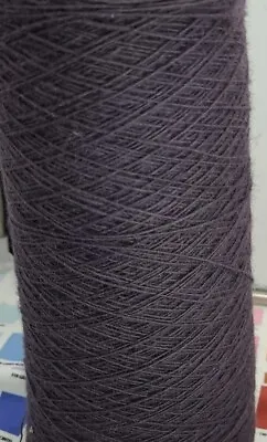 1 Lb 12.8 Oz #1 Wool Yarn Weaving Knitting Macrame  Art 1600 Ypp  Purple  • $19