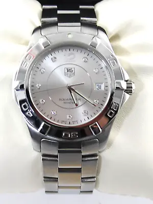 WAF1117.BA0810 Tag Heuer Aquaracer Swiss Quartz DIAMOND Mother Of Pearl Watch • $1195