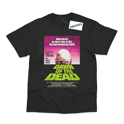 Retro Movie Poster Inspired By Dawn Of The Dead DTG Printed T-Shirt • £15.45