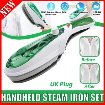 £15.48 • Buy Hand Held Clothes Garment Steamer Upright Iron Portable Journey 1000W Fast Heat