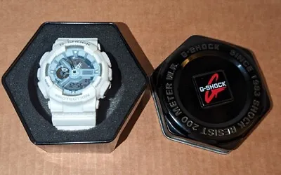 Casio G-SHOCK Men's 5146 XLARGE GA-110C Hyper-Color White Military Sport Watch • $119