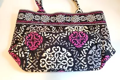 Vera Bradley Handbag/Purse/Tote Canterbury Magenta Pattern Retired  • $12.95