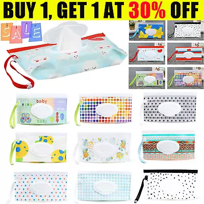 Wet Wipes Bag Box Case Accessories Cosmetic Pouch Stroller Baby Product Case New • £4.74