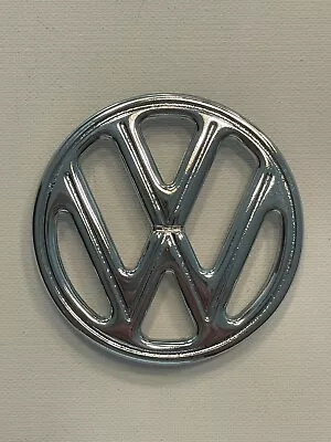 $38.40 • Buy VW Hood Emblem Badge For Volkswagen Beetle Bug 1960-1963 113853601A 3 Tab Prong 