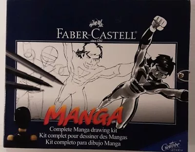 Manga Complete Drawing Kit By Faber-Castell Top Quality Materials & Instruction • $4.75