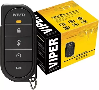 Viper 5606V 1 Way Car Alarm Security And Remote Start System  • $99.99