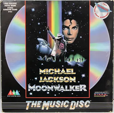 Michael Jackson Moonwalker (LaserDisc 1998) NTSC Dolby Music Audio Video Pop • $27.99