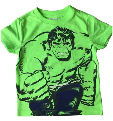 £3.99 • Buy New Boys Green Marvel Avengers Hulk T-shirt/top.1-6yrs