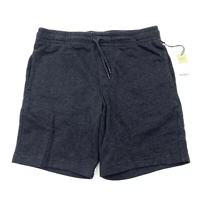 Goodfellow & Co Mens Size M Knit Shorts Soft Fleece Drawstring Pockets Dark Gray • $9.59