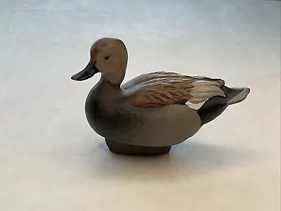 Ducks Unlimited Jett Brunet  2013 Gadwall Duck Decoy Figurine Miniature (09) • $42